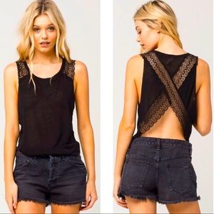 We The Free Peony Lace Tank